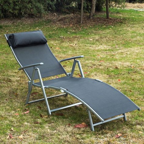 silla de jardín easycomfort foldable lounge chair plegable resistente (1/3)