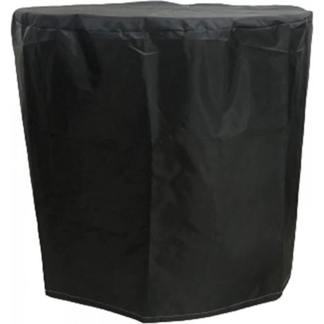 Housse de protection pour barbecue noire 5877CM 1 housse de pluie ronde en polyester housse de protection anti-poussière et anti-pluie pour barbecue (1/5)