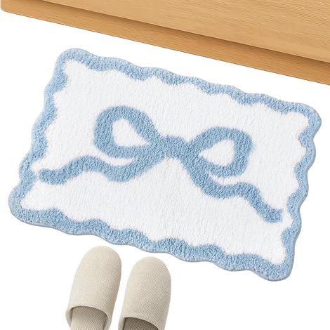 Alfombrilla de baño antideslizante y absorbente de agua, 40,6 x 61 cm (1/5)