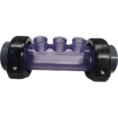 Collecteur porte sonde transparent diametre 50 - jardiboutique (1/3)