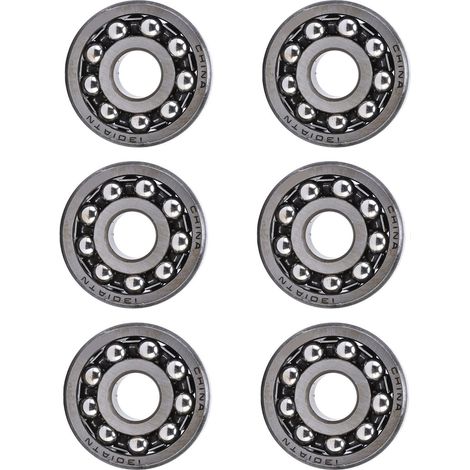 Six roulements à billes auto-aligneurs à double rangée, adaptés aux moteurs d'instruments et de compteurs 1301 (1/5)