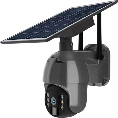Tuya Telecamera Ruotante Smart WiFi PTZ con Pannello Solare (1/5)