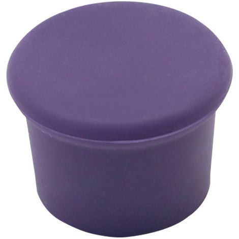 30 Tappi per bottiglie in silicone alimentare, a tenuta stagna, per vino rosso, 3,6 x 2,6 cm, viola. (1/5)