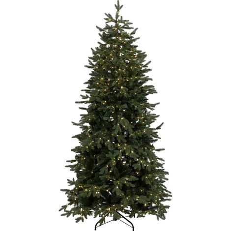 Albero di natale "Stelvio" con Led 70% PE Effetto Real Touch + PVC Altissima qualità -180 cm (1/5)