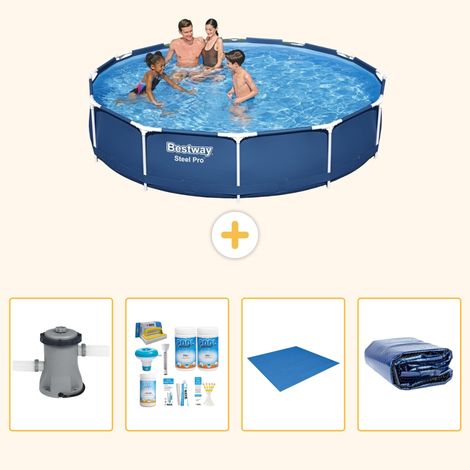 Bestway Bestway Steel Pro Ronde - 366x76 cm - 5-pièces S289 (1/5)