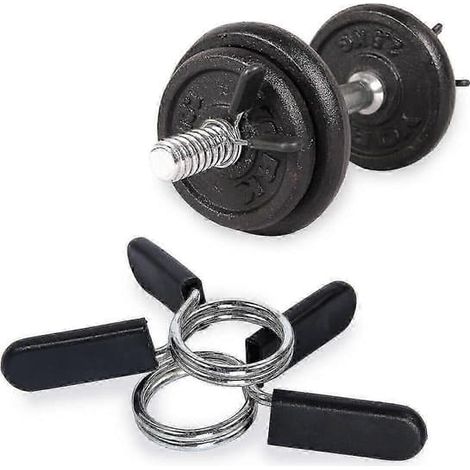 2x Colliers de serrage à ressort pour haltères et barres de musculation 25/28/30 mm N25 mm (1/5)