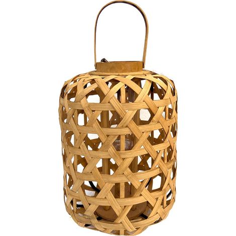 Signes Grimalt Farol pour la décoration Cirio Paniers beige lanterne 30x30x41cm 23228 (1/5)