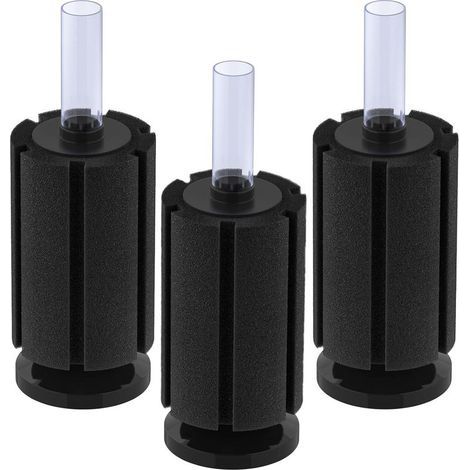 Filtre Éponge Biologique pour Aquarium Silencieux - Filtre à Mousse pour Alevins Betta, Crevettes et Petits Poissons - Lot de 3 (1/5)