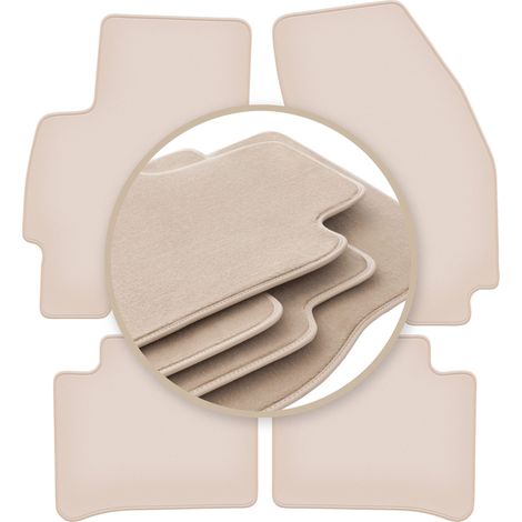 Alfombrillas beige PREMIUM para: Ford Mondeo MK3 familiar, liftback, sedán 2001-2007
