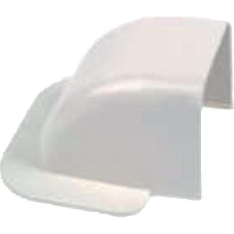 Amorce de mur blanche pour goulotte 80x60 mm - EID