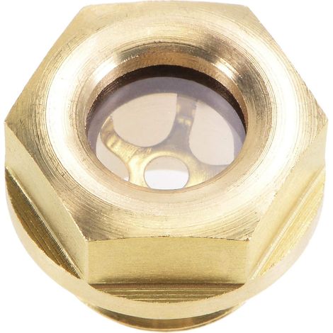 Niveau D'Huile Compresseur D'Air Jauge Laiton M16x1,5 Jaune (1/4)