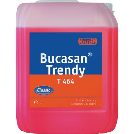 Limpiador sanitario de rutina Bucasan® Trendy T 464 bidón 10l BUZIL