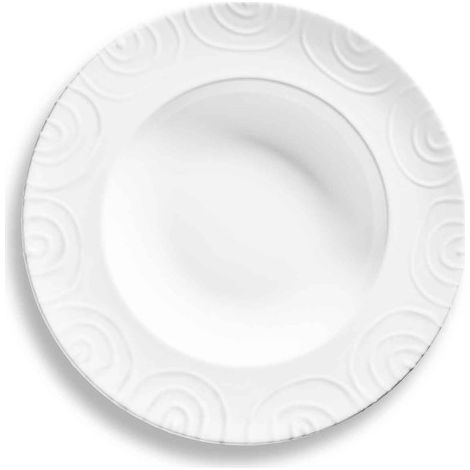 Gmundner Keramik Weißgeflammt Assiette à pâtes Gourmet 29 cm (1/2)