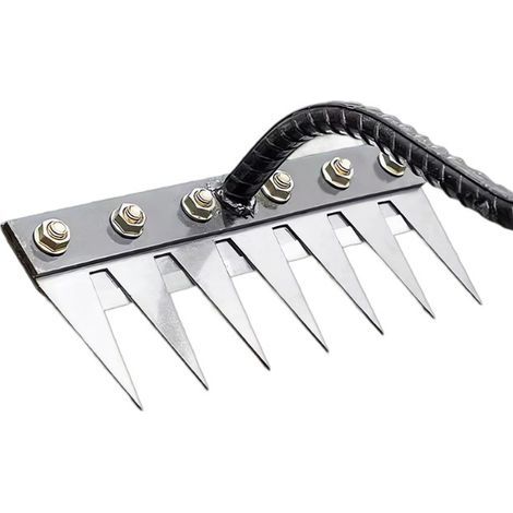 Tondeuse à gazon désherbage sol meuble 7 griffes métal multi-usages herbe durcie jardinage cadeaux désherbeur durabilité facile à utiliser jardinage semis parterre de fleurs outils agricoles (1/5)