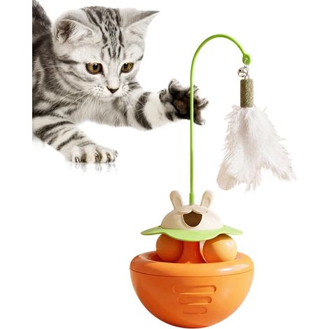 Circuit interactif à balles pour chat, protège-meubles, jouet anti-ennui Circuit à balles interactif pour chat, idéal pour le salon, la chambre, le jardin, la pelouse et les petits animaux (1/5)
