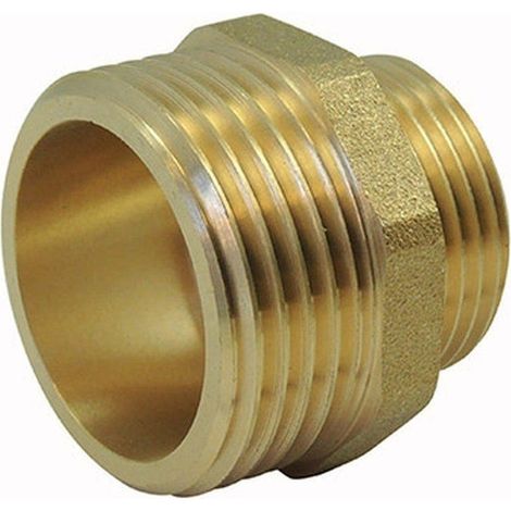 Mamelon réduit mâle / mâle à visser laiton série 1245-2012450012800 - Codital