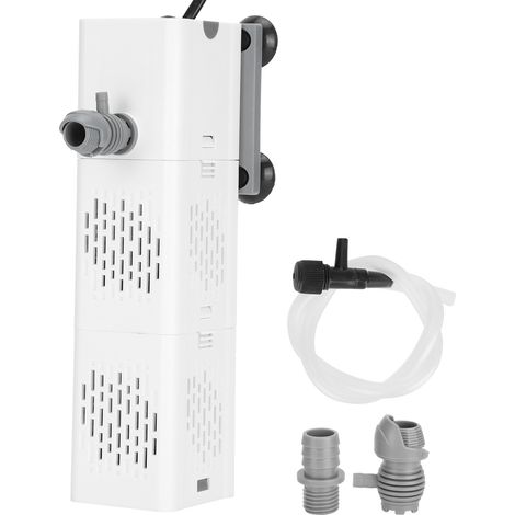 Filtre intégré pour aquarium ZYN61, submersible et silencieux, avec pompe à eau intégrée. (1/5)