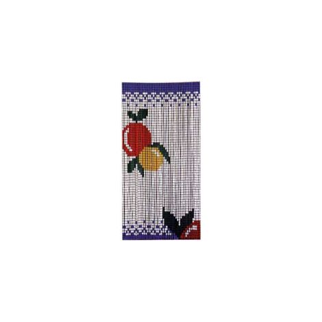 TENDA ANTI MOSCHE A PIASTRINA FRUTTA  36 strisce per 63 piastrine  cm.100x230h.    VETTE
