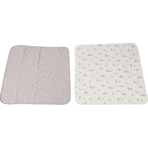 Lot de 2 couvertures bébé en coton doux, respirant, motif mouton, multi-usages pour nouveau-né, famille. (1/5)