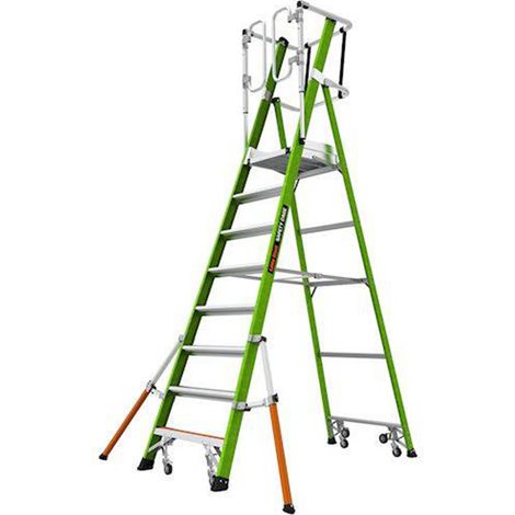 Little Giant Safety Cage 2.0 Podestleiter 8 Stufen