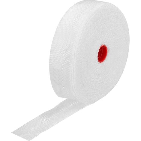 Ruban adhésif en fibre de verre 30 m x 20 mm x 0,17 mm Pour renforcement et réparation (1/4)