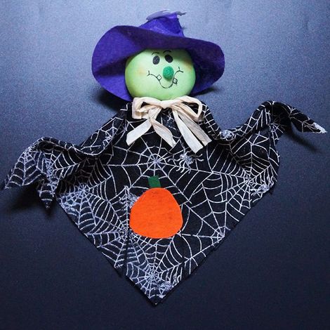 Poupée de décoration - Halloween - Tissu non tissé - Suspendue - Pour enfants (1/5)