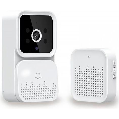 Mini interphone vidéo avec téléphone d'application de sonnette sans fil audio bi