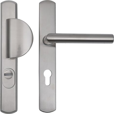 KLOSE besser 304 acero inoxidable Manillas de seguridad para puertas, Ángulo brillante + Aterrizaje blindado estrecho