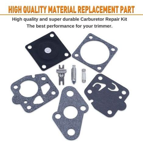 Kit de Réparation Membrane pour Carburateur Débroussailleuse Kawasaki TD24 TD25 TD33 TD40 TD48 TG20 TG24 TG25 TG33 (1/3)