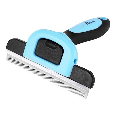 Cat Dog Brush, Brushing Tool, Stainless Steel Comb, Grip Grooming Brush for Dogs/Cats/Rabbits with Short (1/5)
