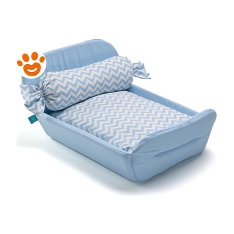 Leopet Lettino Culla Zig Zag (45x60 cm) - Leopet Lettino Culla Zig Zag (45x60 cm) - Azzurro