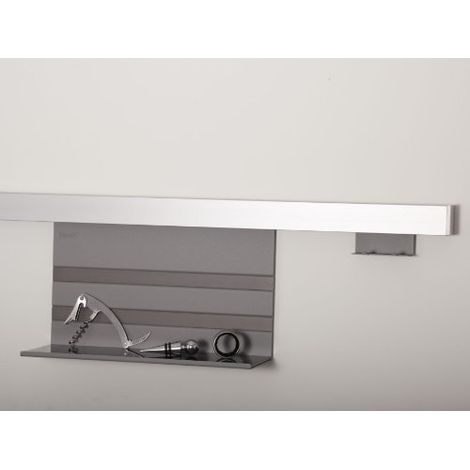 Kesseböhmer Linero MosaiQ Starterset Profilleiste 900 mm + Universalablage + 2er Hakenleiste Titangrau exklusiv von SOTECH (1/3)