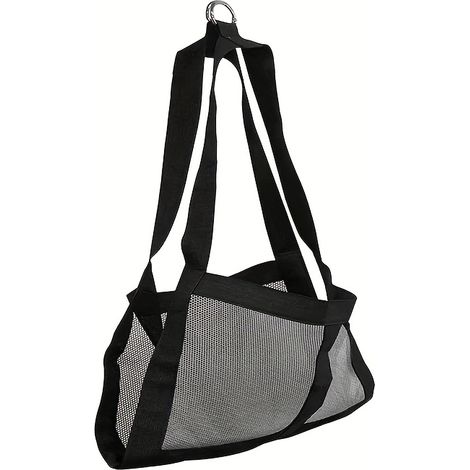 Sangle de pesage ajustable, Convient pour le bétail et les petits animaux, Sangle de balance suspendue durable pour une mesure précise du poids : 1 lot, 1 pièce, Noir (1/4)