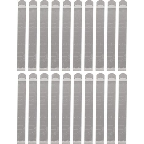 Set mit 20 Saumclips (7,5 cm), Metall-Befestigungslineal für DIY-Nähprojekte, Markierungszubehör (1/5)