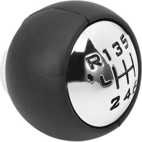 Pommeau De Levier De Vitesse 6 Vitesses,Compatible Avec Fiat Scudo 2 Ii 2007-2016,Chromé[CA148] (1/5)