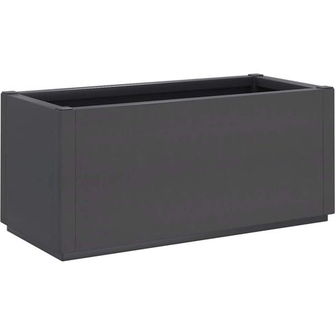 Maison Exclusive - Jardinera PP gris oscuro 80x36x35 cm