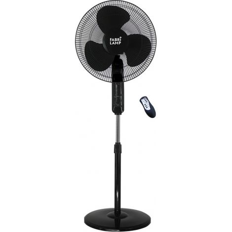 Ventilador de pie calma color negro Ø43cm 45W con mando (1/3)