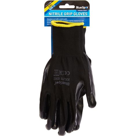 Blue Spot Tools Nitrile Grip Gloves - XXL