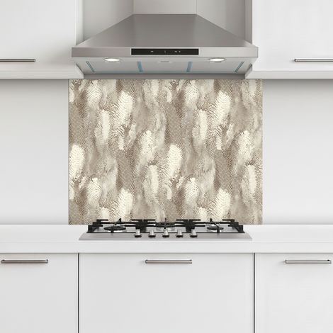 CRÉDENCE CUISINE Serpent - Texture - Sable 80x60 cm