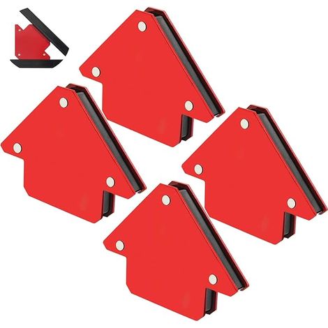 JUEGO 4 ESCUADRAS MAGNETICAS PARA SOLDAR 13KG. ESCUADRA SOLDAR IMANTADA (1/5)
