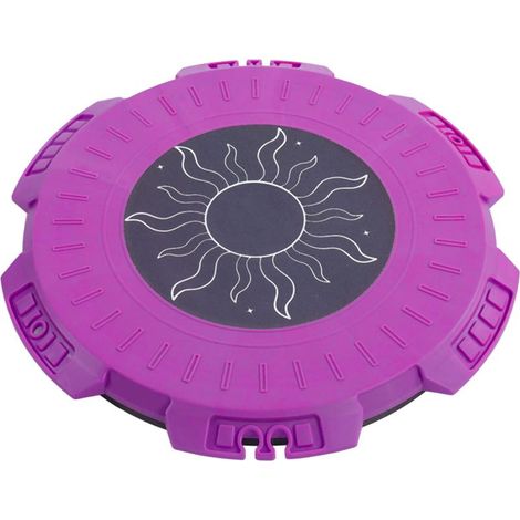 Disque pivotant pour taille sport multifonction, plateau d'équilibre silencieux pour fitness et modelage corporel, équipement d'exercice pour bureau ou maison, couleur violet. (1/5)