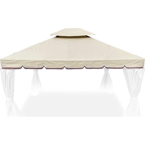 Telo copertura gazebo ricambio 3x3 mt da 380 gr/mq (1/4)