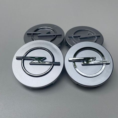 4-teilige Radnabenabdeckung 59 mm, passend für Opel Mokka Insigni
