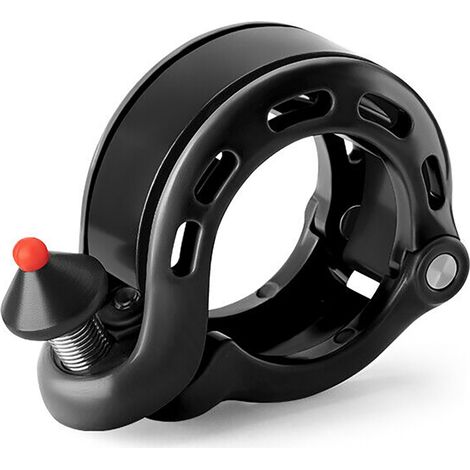 Campanello per bicicletta a forma di Q 100db - nero (1/5)