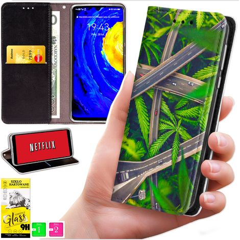 Brieftaschenhülle für Oppo Reno 13F 5G / 13 FS 5G – Blue Moon Cover Print + 9H-Glas (1/5)