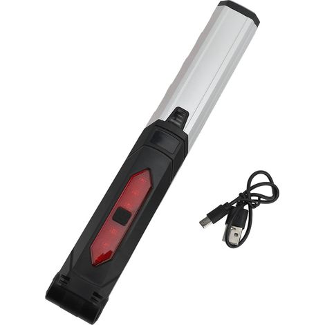 Lampe travail LED rechargeable multifonction 180° – 1500 flux lumineux portable mécanicien magnétique crochet réparation voiture (1/2)