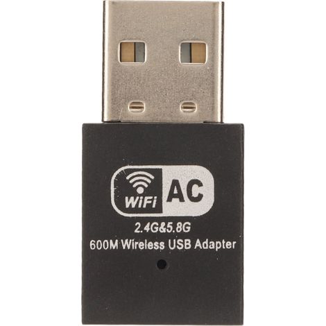 Carte WiFi USB Dual Band 600Mbps RTL8811AU Antenne Intégrée pour Windows (1/5)