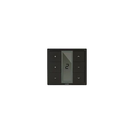 Emetteur mural HENDRIX 15 en 433,92MHz 15 canaux noir CAME YE0151
