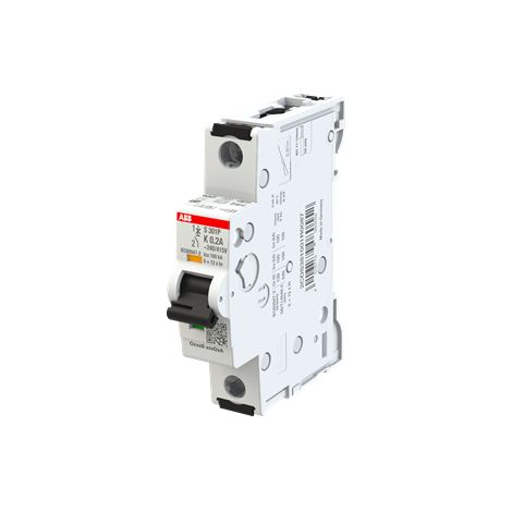 S300P-Disjoncteur 1P-0.2A-Courbe K-Pdc 25000A-230VAC 100kA-60VDC 25kA-1 module 2CDS381001R0087 ABB A908055 (1/3)