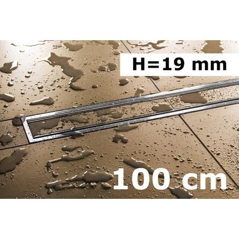 Kit grille + cadre design INOX Framed-tile KERDI-LINE-C SCHLUTER 100 cm (1/5)
